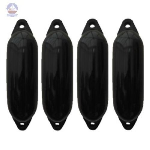 Majoni black boat fenders - black,
