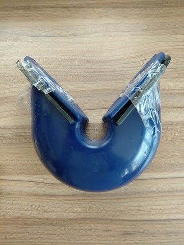 Large blue boat transom - transom, corner