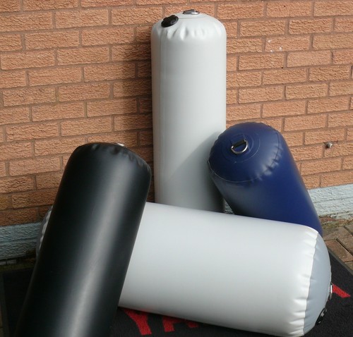 New hypalon inflatable fenders - new,