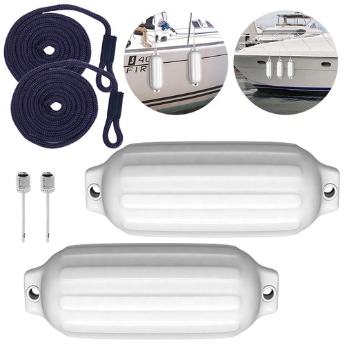 Boat fenders ribbed - 2x, twin
